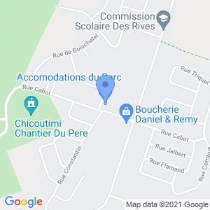 Accommodation du Parc Map