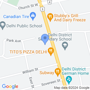 Delhi Petro Canada Map