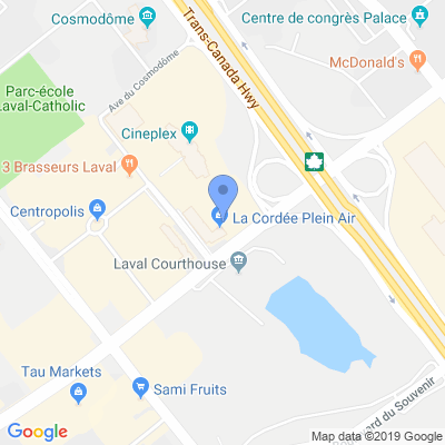 Houston Avenue Bar & Grill - Centropolis Map
