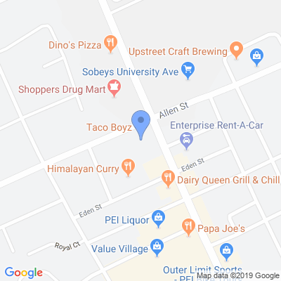 DD Pizza & Donair Hub Map