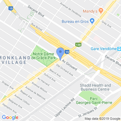 Dépanneur Provisions N D G Map