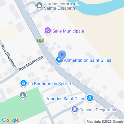 Alimentation Saint-Gilles Map