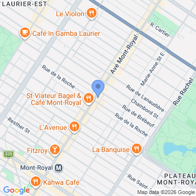 Popavape-Mont Royal Map