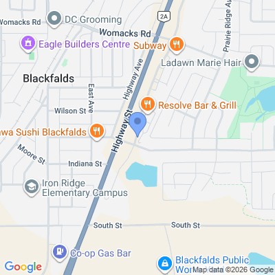 Shell Blackfalds Map
